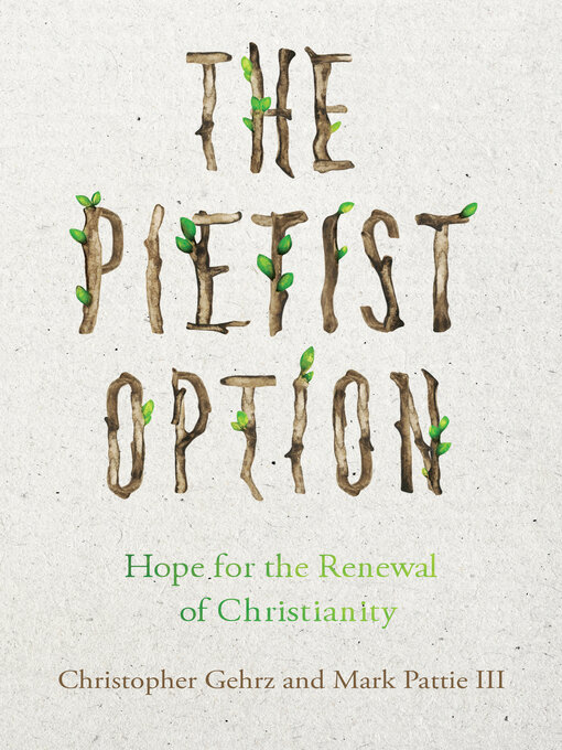 Imagen de portada para The Pietist Option
